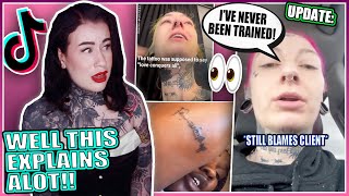 Viral TikTok Tattoo Artist Addresses Misspelt Tattoo [upl. by Lerret]