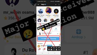 Major Token Not Received Solution Major Processing solution 🤯💥 majorwithdrawal [upl. by Kisor]
