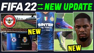 FIFA 22 NEWS  NEW Stadiums Faces Boots Kits Gameplay amp Career Mode Fixes In Title Update 4 [upl. by Leirea966]