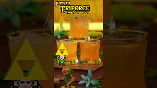 How To Make The Triforce  NonAlcoholic Zelda Drinks  triforce zelda sincitybartender [upl. by Weingartner]