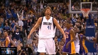 Dirk Nowitzki Offense Highlights 20122013 [upl. by Melone649]