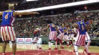 Hilarious Kid at Harlem Globetrotters Game [upl. by Eralcyram]