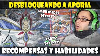 DESBLOQUEANDO A APORIA  MIRANDO SUS RECOMPENSAS Y SKILLS  DUEL LINKS [upl. by Witherspoon]