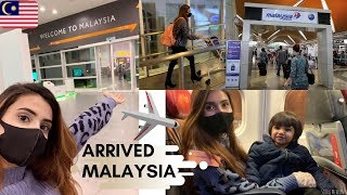 ARRIVED MALAYSIA KUALA LUMPUR INTERNATIONAL AIRPORT  SidraMehran VLOGS [upl. by Tabitha]