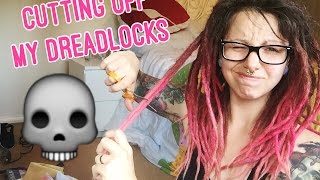 REMOVING MY DREADLOCK EXTENSIONS [upl. by Torres680]