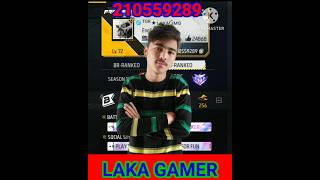 LAKA Gamer and Janeman Gamer Ka Free fire Uid 2023 Ka 🇮🇳 youtubers  trending freefire shorts [upl. by Refennej]