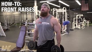 Seth Feroce HowTo Front Raises [upl. by Mazur521]