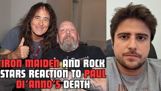 Iron Maiden and Rock stars’ reactions to the death of Paul Di’Anno [upl. by Greenstein]