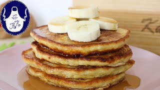 Bananen Pancakes nur mit 4 Zutaten [upl. by Perpetua]