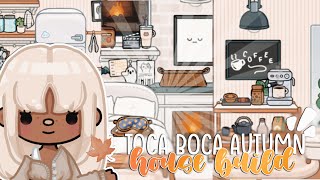 Aesthetic Autumn House Build 🍁🎃  Part 1  with voice  Toca Boca [upl. by Nolana249]