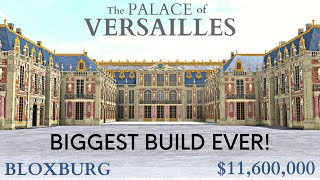 Bloxburg Palace of Versailles  BIGGEST BUILD EVER 5 Plots Speedbuild and Tour Part 1 [upl. by Stephen]