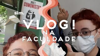 VLOG na FACULDADE  voltei [upl. by Otrebliw]