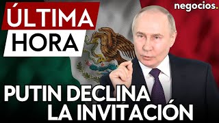 ÚLTIMA HORA  Putin declina la invitación para asistir a la investidura de Sheinbaum en México [upl. by Rabin]