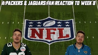 A Packers amp Jaguars Fan Reaction to NFL Week 8 [upl. by Ojeibbob]