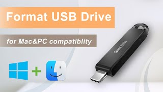 【Ultimate Guide】How to Format USB Drive on MacWindows  For MacampPC compatibility [upl. by Kerri]