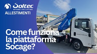 Come funziona la piattaforma aeree Socage Forste 18T Speed [upl. by Adiahs]