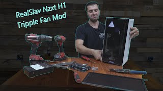 Cooling The Aircooled Nzxt H1 with RealSlav Lower Tripple Fan Mod Ryzen 9 3900x [upl. by Sadinoel290]