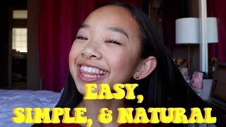 EASY SIMPLE amp NATURAL MAKEUP TUTORIAL  Nicole Laeno [upl. by Adnamma]