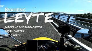 Rizal to Leyte  Magkano ang Magagastos  Solo Ride  Mio Sporty [upl. by Boynton]