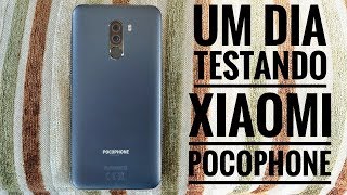 O DISPLAY DO POCHOPHONE VAZA LUZ Testando o XIAOMI POCO F1 POR UM DIA [upl. by Debee]