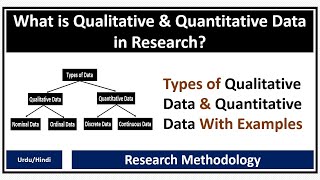 What is Qualitative Data and Quantitative Data in Research Types of Qualitative amp Quantitative Data [upl. by Yrok]