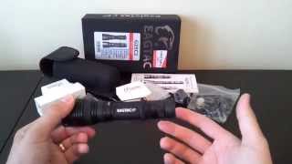 Eagletac G25C2 XML 1x18650 2xCR123ARCR Flashlight Review by selfbuilt [upl. by Nnylrac]