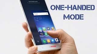 How to Enable One Handed Mode on Redmi Note 4 [upl. by Oetam]