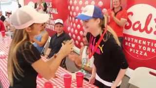 Nela Zisser Wins The 2014 Sals Pizza Eating Contest [upl. by Ybloc216]