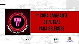 🏆 1 COPA AMARANTE DE FUTSAL  PALMEIRAS VS CARAÍBAS [upl. by Htiekal]