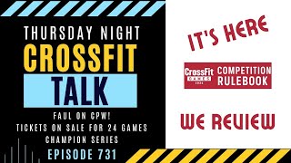 Thursday Night CrossFit Talk  Rule Book is Here [upl. by Nibur]