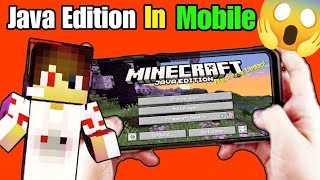 Minecraft quotJava Editionquot In Mobile  How to Download minecraft Java edition in mobile [upl. by Lucila]