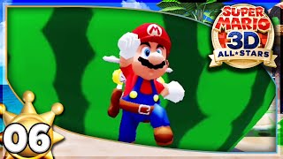 Gelato Beach 100 Super Mario Sunshine 3D AllStars 100 Walkthrough Part 6 [upl. by Ridan]