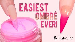 😍 Ombre Nail Tutorial For Beginners 💅🏼 l Easiest Baby Boomer Using Dip Powder 🎉 [upl. by Ocinom282]