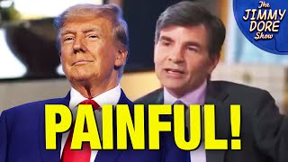 Trump Btch Slaps ABC’s George Stephanopoulos Live Show from Zephyr Theater [upl. by Raasch]