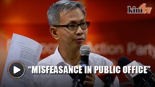 Tony Pua files misfeasance in public office suit against Najib [upl. by Sellers]