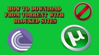 How To Download From Torrent From Blocked Torrent Sites [upl. by Laval89]