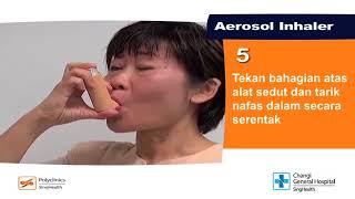 How to use a Metereddose Inhaler Malay [upl. by Natelson]