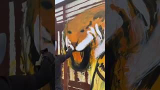 The tiger is out of the cageTiger Sports meet anytime tigerpainting 3dpainting viralvideo [upl. by Meade]