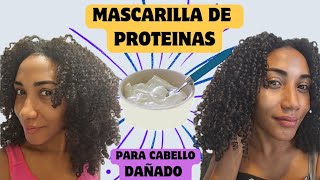 MASCARILLA para CABELLO DAÑADO [upl. by Corby]