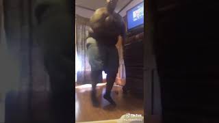 Black guy dancing door falls down tiktok meme [upl. by Clim441]