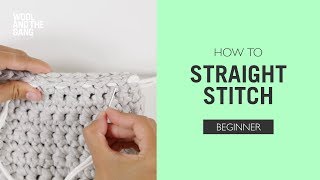 How to Straight Stitch [upl. by Searby]