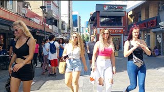 İzmir Alsancak District Summer Walking Tour 4K [upl. by Elehcor602]