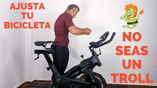 💥¿Cómo 【AJUSTAR tu BICI de SPINNING】💥 Rápido y Fácil 🚴‍♂️ [upl. by Kissie]