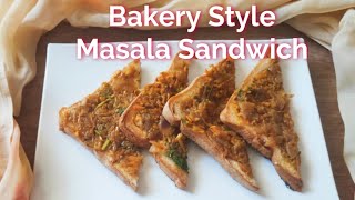 Masala Sandwich Iyengar Bakery Style  Sandwich Recipes  Bread Recipes Kurinjikathambam [upl. by Nairod]