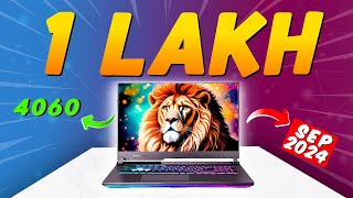 Top 5 Laptops Under ₹1 Lakh  LATEST 14TH GEN  RTX 4060 Best Laptop Under 1 lakh In 2024 [upl. by Ecyoj301]