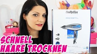 Schnell Haare Trocken  Review Babyliss Pro Digital 2200W  Verlosung [upl. by Geffner]