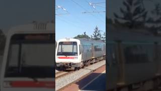 Transperth Trains A Series EMU  Departing Oats Street Station ArmadaleThornlie Line Perth [upl. by Anahsit]