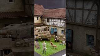 Normandy Farmhouse Diorama 135 Part 3🤩 painting diorama miniature woodworking scalemodel diy [upl. by Nedlog]