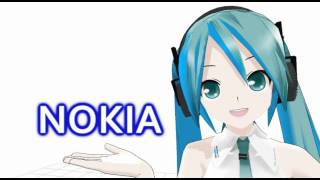 miku  nokia ringtone [upl. by Ynohtna]