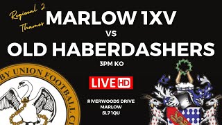 Marlow 1XV vs Old Haberdashers 1XV Saturday 28th September 2024  KO 3pm [upl. by Elberta]